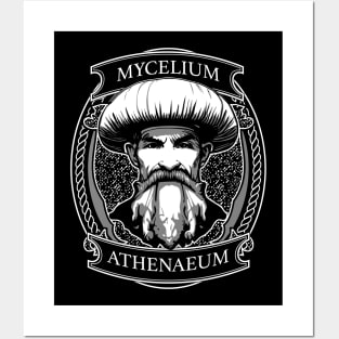 Mycelium Athenaeum Logo Posters and Art